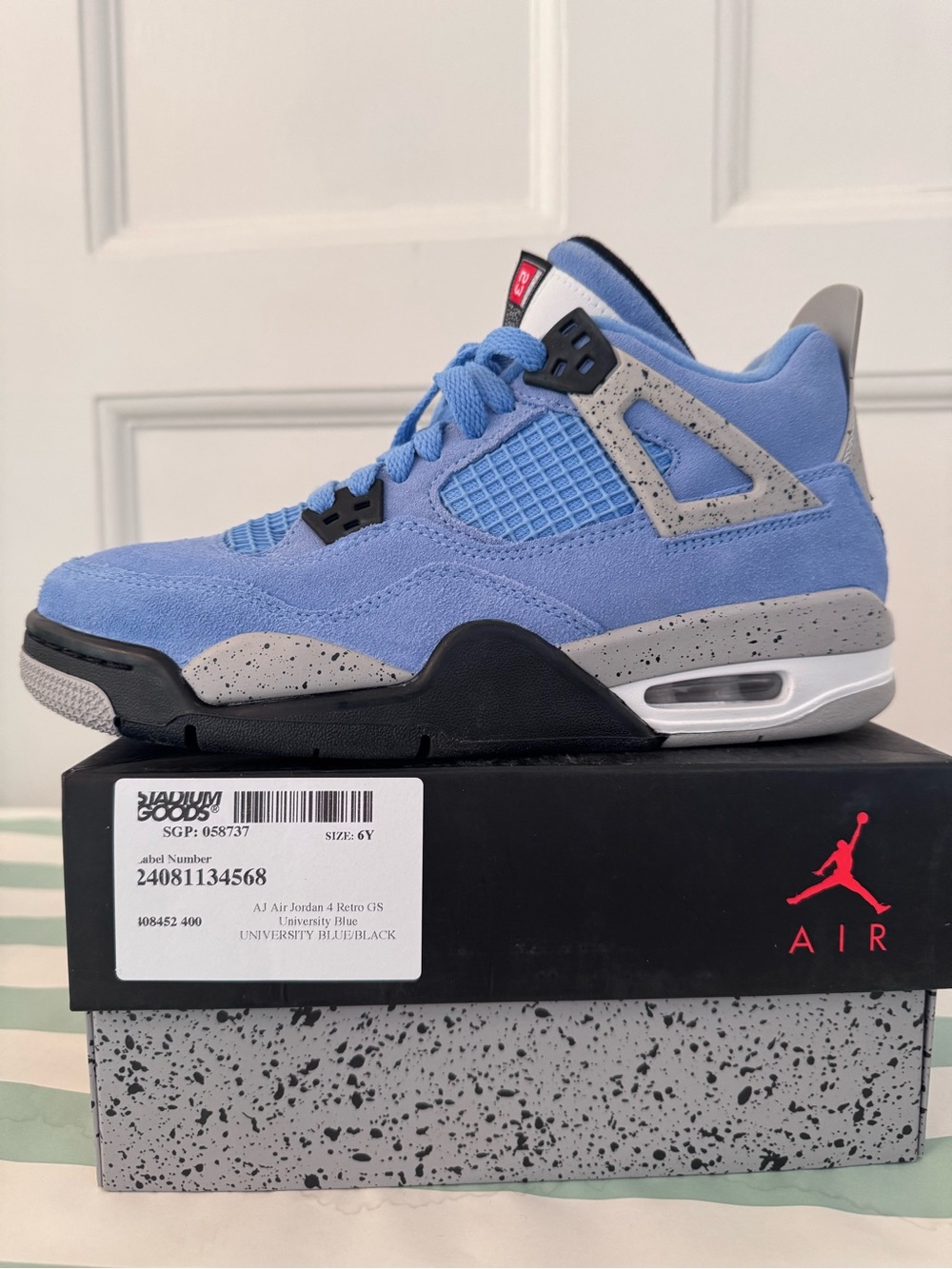 Jordan Sneaker in University blue